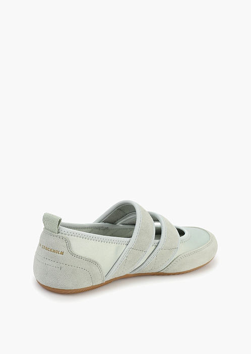 Балетки комбинированные 
