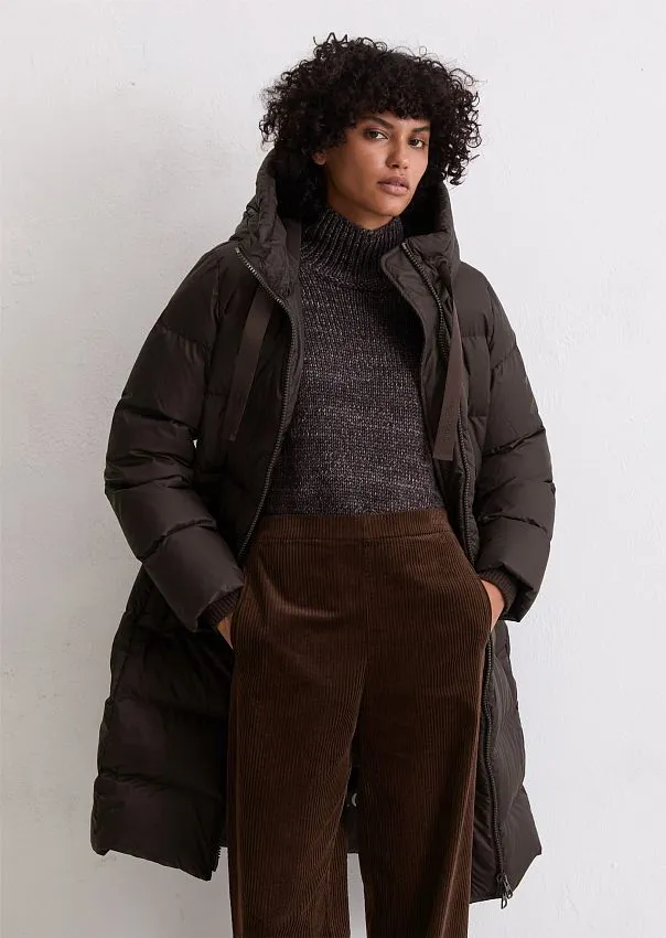 Пуховик с фиксированным капюшоном Marc o'Polo - фото 1