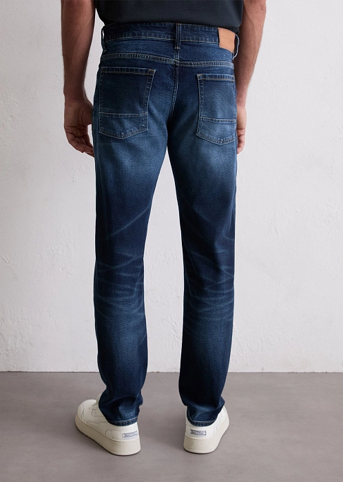 Джинсы Slim Fit SJÖBO из смесового хлопка
