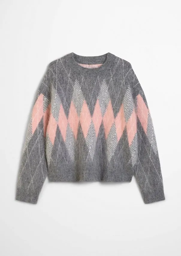 Мягкий свитер из смеси натуральной шерсти и мохера Marc o'Polo - фото 6