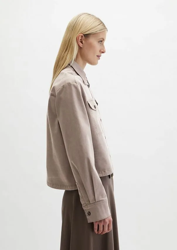 Рубашка верхняя из хлопкового твила
