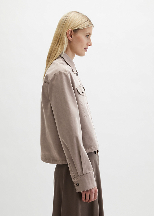 Рубашка верхняя из хлопкового твила
