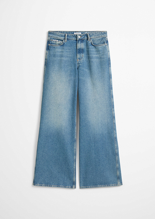 Джинсы широкие из органического хлопка