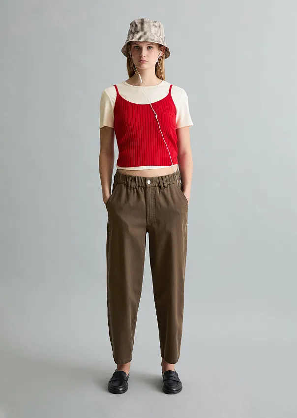 Брюки из твила