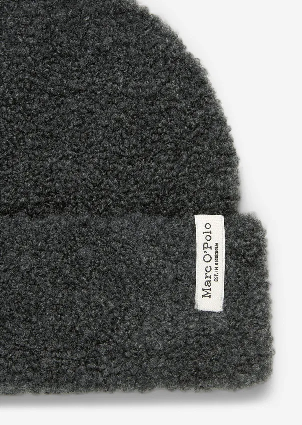 Шапка из смесовой буклированной пряжи Marc o'Polo - фото 2