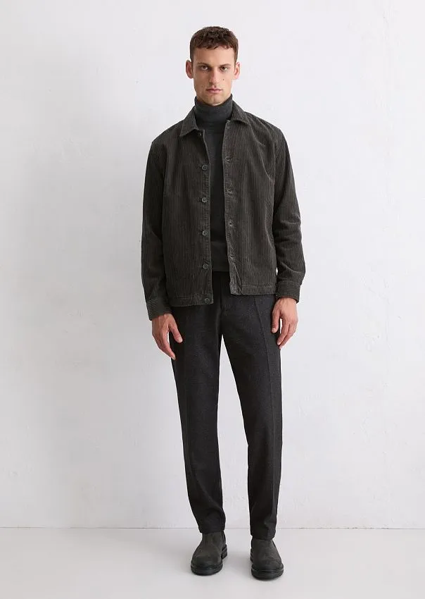 Вельветовая верхняя рубашка с широкой ребристой текстурой Marc o'Polo - фото 3