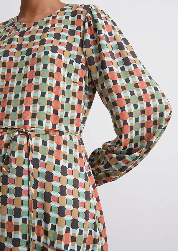 Платье из сатиновой вискозы Marc o'Polo - фото 4