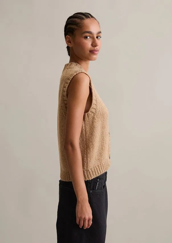 Жилет из смесовой шерсти альпаки Marc o'Polo - фото 5