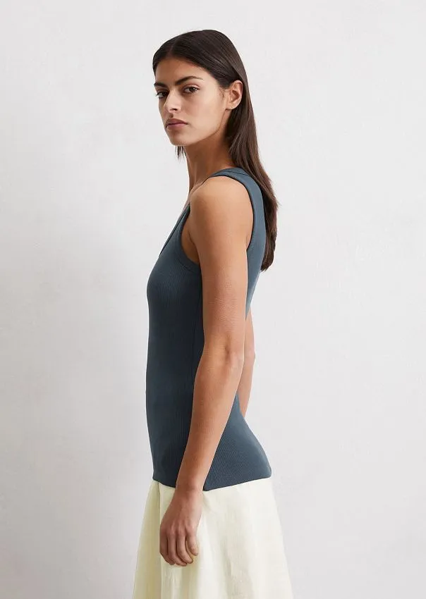 Топ из смесового хлопка Marc o'Polo - фото 5