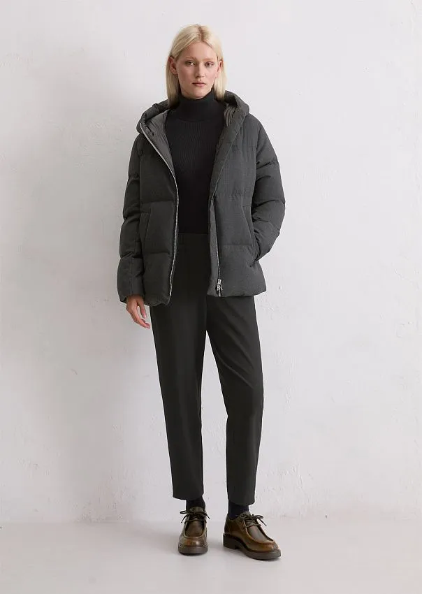 Пуховик с фиксированным капюшоном Marc o'Polo - фото 1