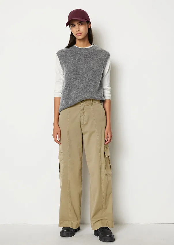 Шерстяной жилет с круглым вырезом Marc o'Polo - фото 3