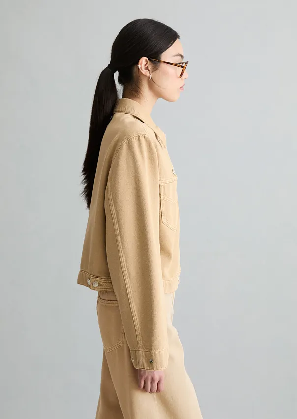 Куртка джинсовая из смеси органического хлопка и лиоцелла