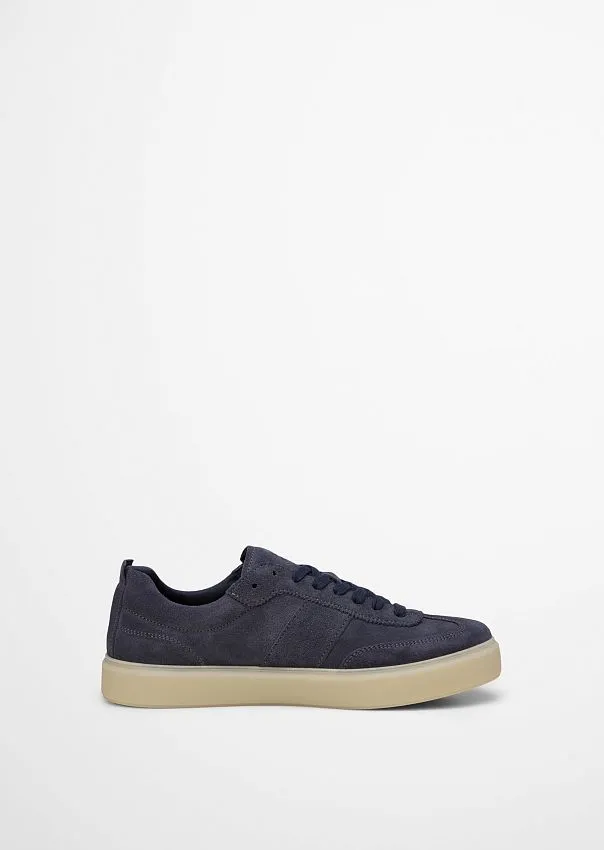 Кеды из натуральной замши