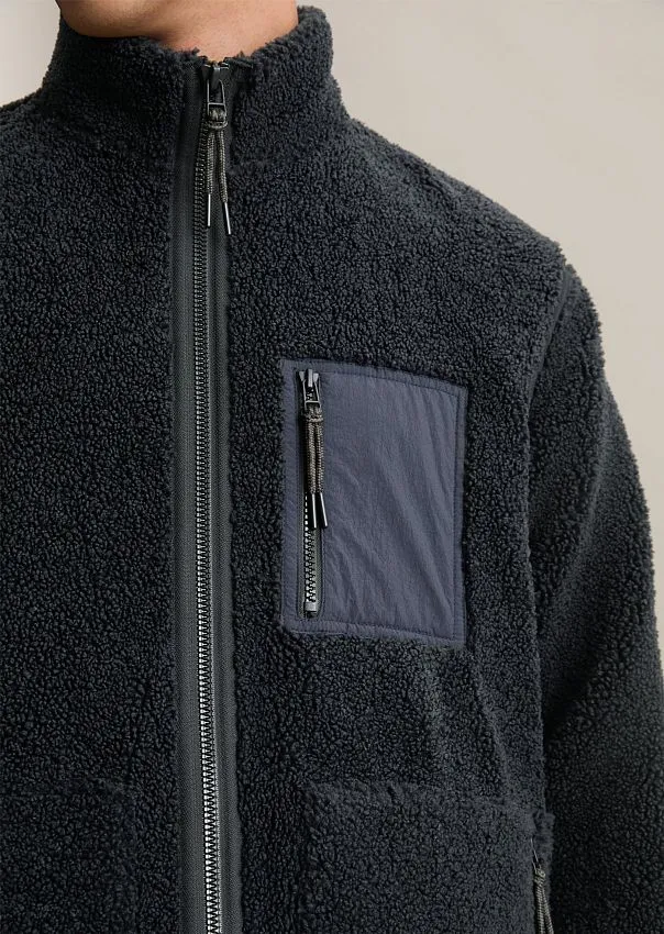 Плюшевая куртка с воротником-стойкой Marc o'Polo - фото 4