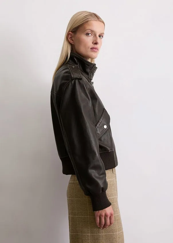 Куртка из натуральной кожи Marc o'Polo - фото 5