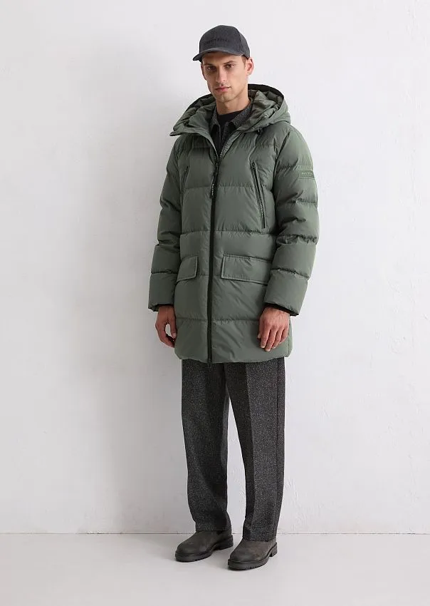 Стеганый пуховик с фиксированным капюшоном Marc o'Polo - фото 3