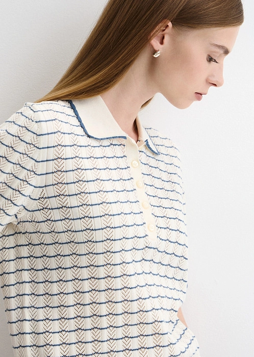 Поло трикотажное из органического хлопка