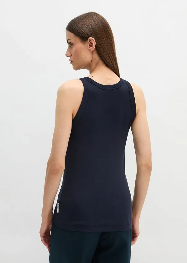 Топ в рубчик из органического хлопка