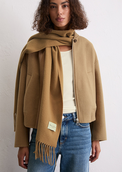 Шарф из чистой шерсти