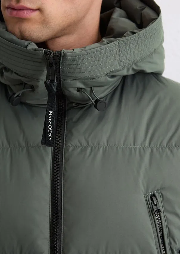 Стеганый пуховик с фиксированным капюшоном Marc o'Polo - фото 4