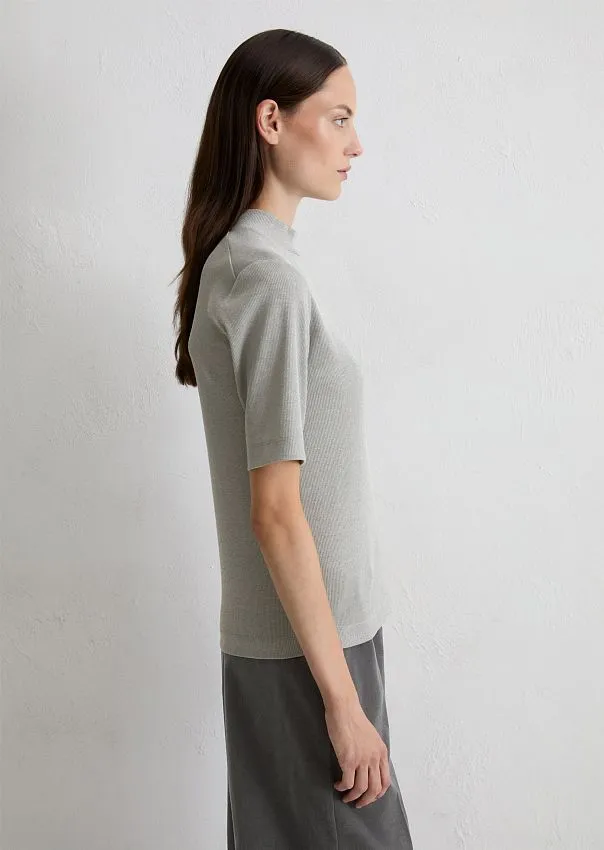 Футболка из сверкающей ткани джерси Marc o'Polo - фото 5