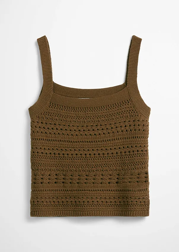 Вязаный топ из органического хлопка Marc o'Polo - фото 6