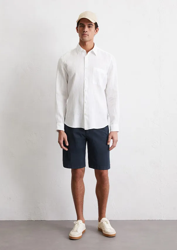 Рубашка из чистого льна Marc o'Polo - фото 3