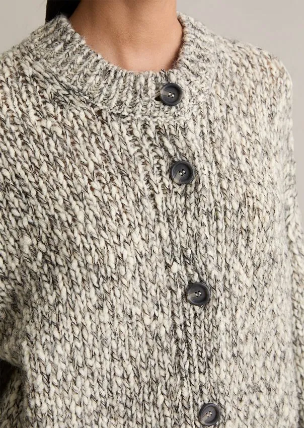 Кардиган объемный с добавлением шерсти альпаки Marc o'Polo - фото 4