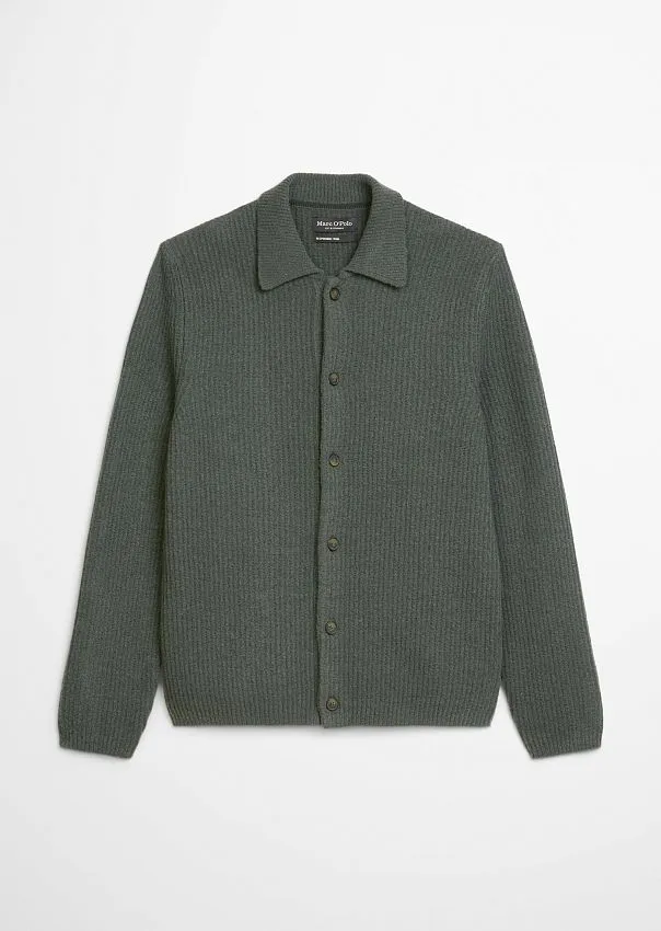 Кардиган из шерсти и хлопка Marc o'Polo - фото 6