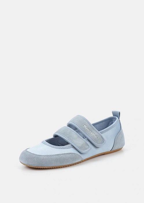 Балетки комбинированные 
