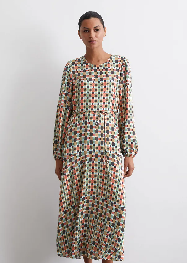 Платье из сатиновой вискозы Marc o'Polo - фото 3