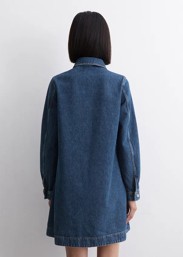 Джинсовое платье из органического хлопка
