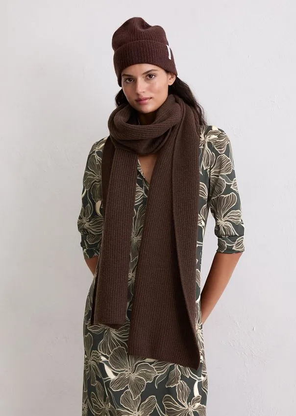 Шарф из смесовой шерсти мериноса Marc o'Polo - фото 4