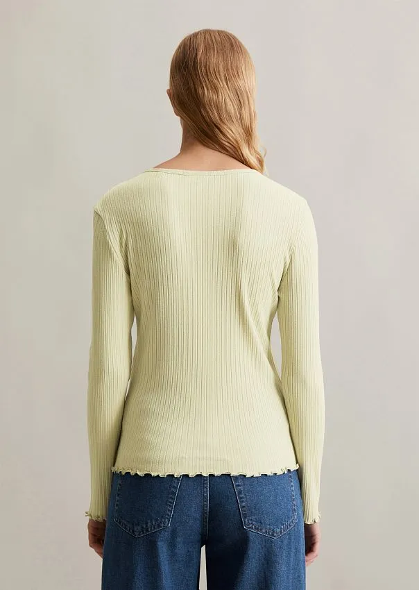 Лонгслив из органического хлопка и модала Marc o'Polo - фото 2