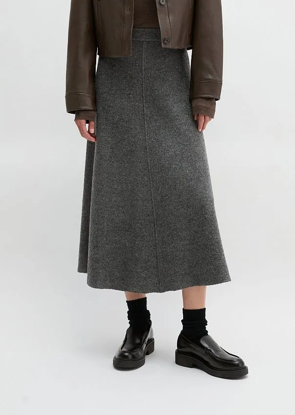 Юбка-миди из смесовой шерсти Marc o'Polo - фото 3