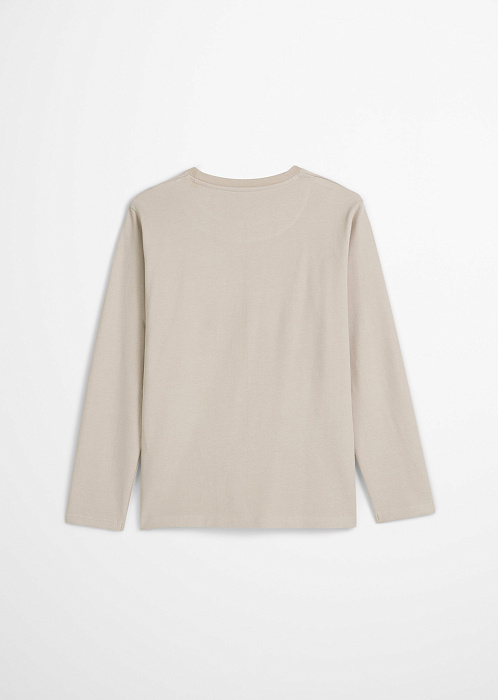 Лонгслив из органического хлопка