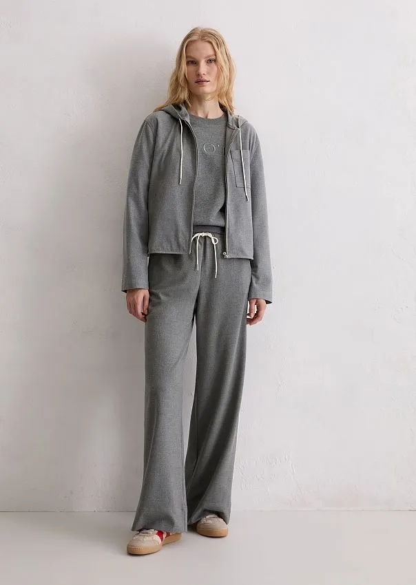 Куртка с капюшоном из переработанного полиэстера и вискозы Marc o'Polo - фото 3