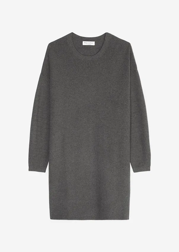 Трикотажное платье из смесового хлопка