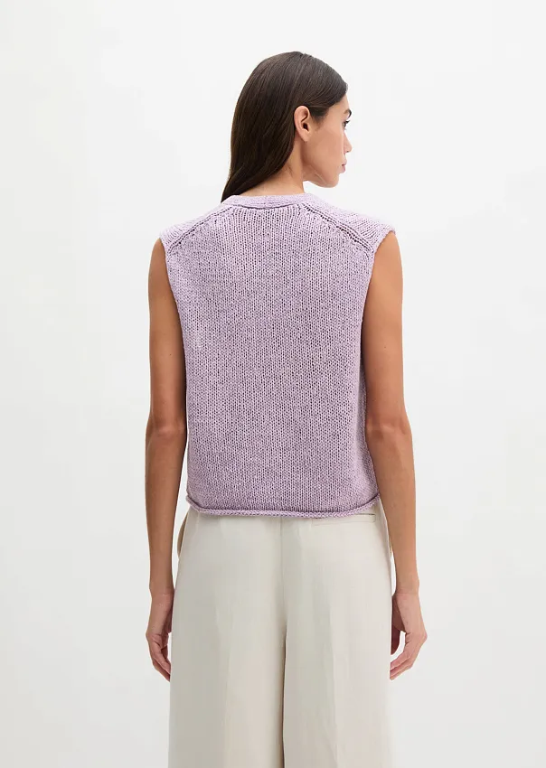 Жилет из смесового хлопка
