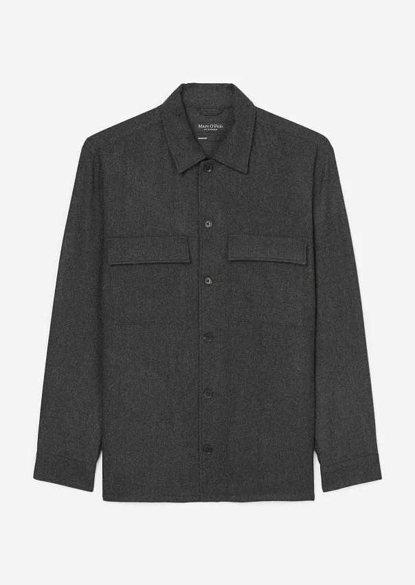 Верхняя рубашка из смесовой шерсти