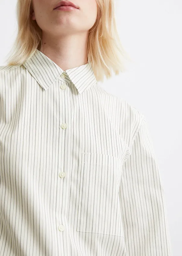 Рубашка из эластичного поплина