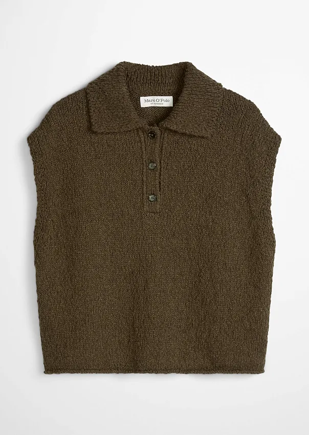 Жилет из смесового хлопка
