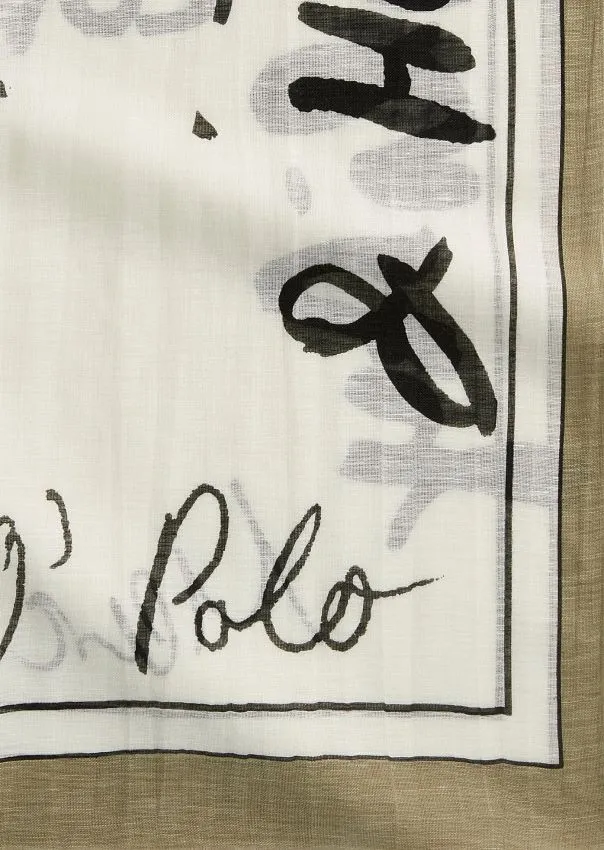 Шарф изо льна и хлопка Marc o'Polo - фото 2