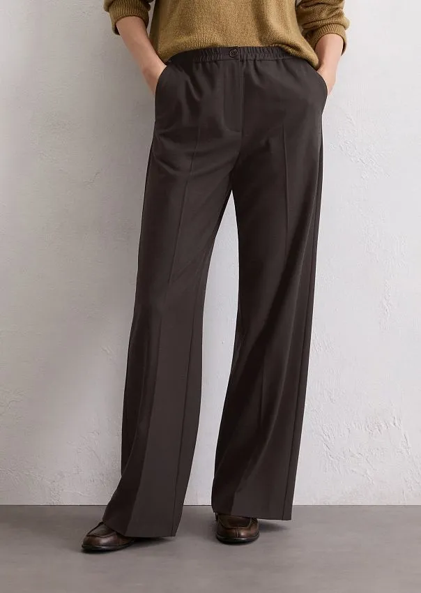 Широкие фланелевые брюки Marc o'Polo - фото 3