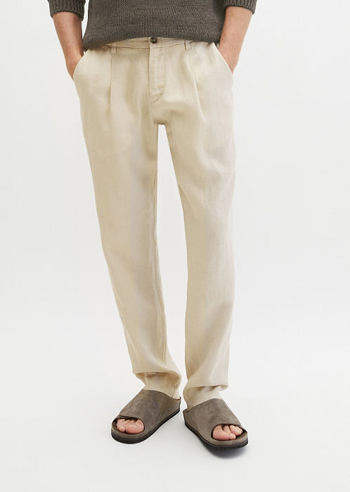 Чиносы изо льна