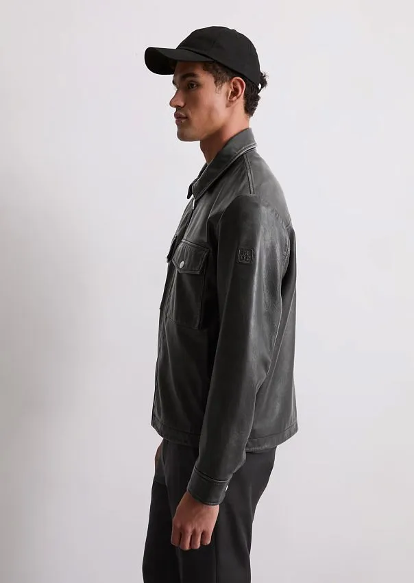 Куртка из натуральной кожи Marc o'Polo - фото 5