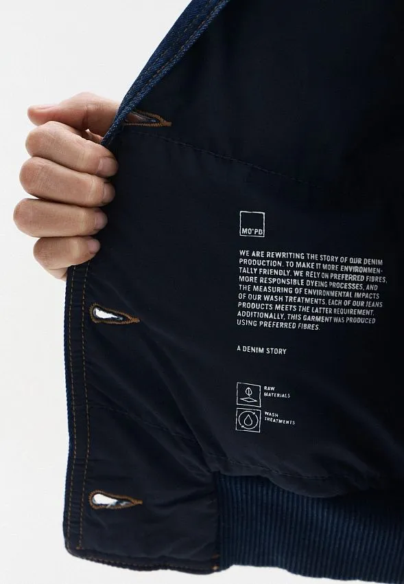 Куртка-бомбер джинсовая Marc o'Polo - фото 4