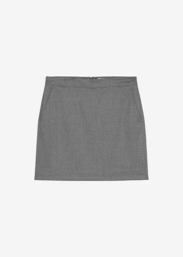 Мини-юбка из смесовой шерсти