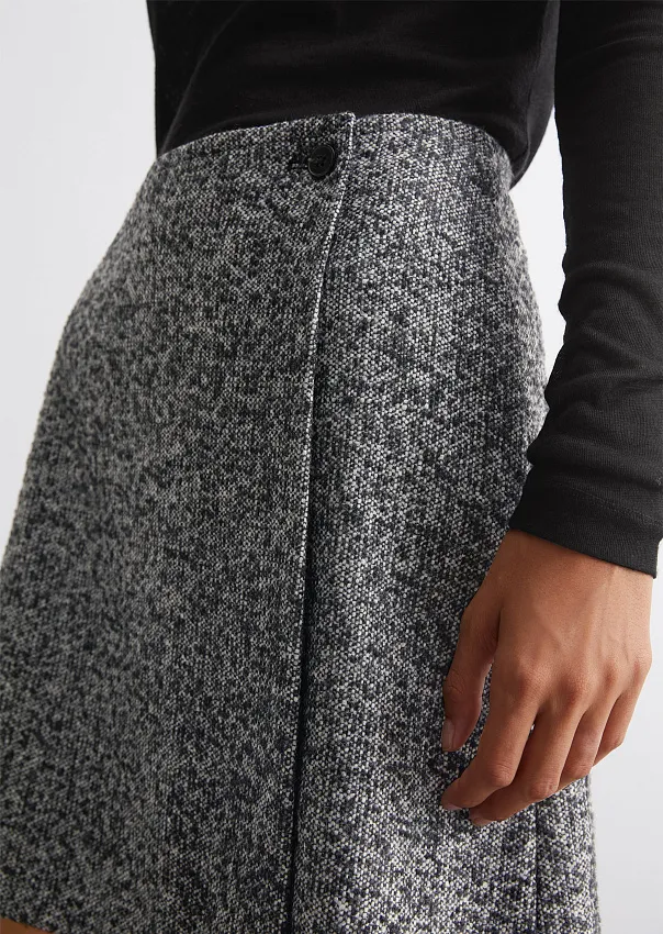 Твидовая мини-юбка