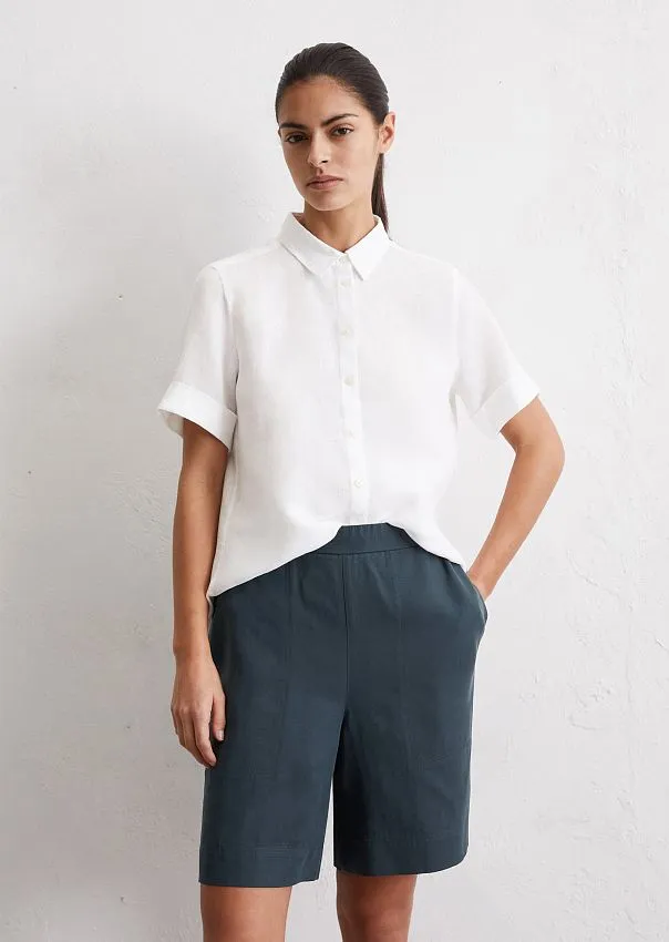 Рубашка из чистого льна Marc o'Polo - фото 1